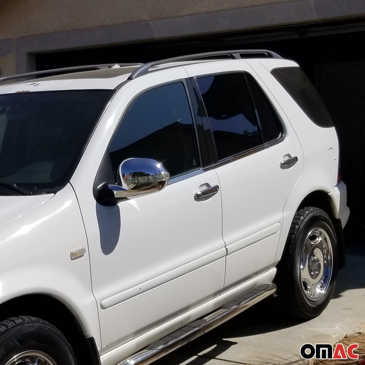 Mercedes ML Class Window Trim - Omac - S. Steel - Gloss Silver - '98-'05